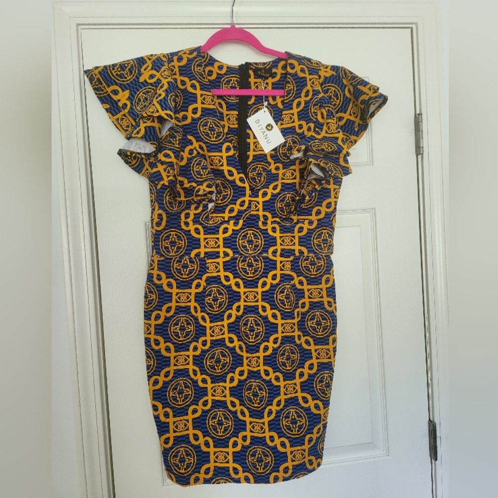 Brand new African print dress